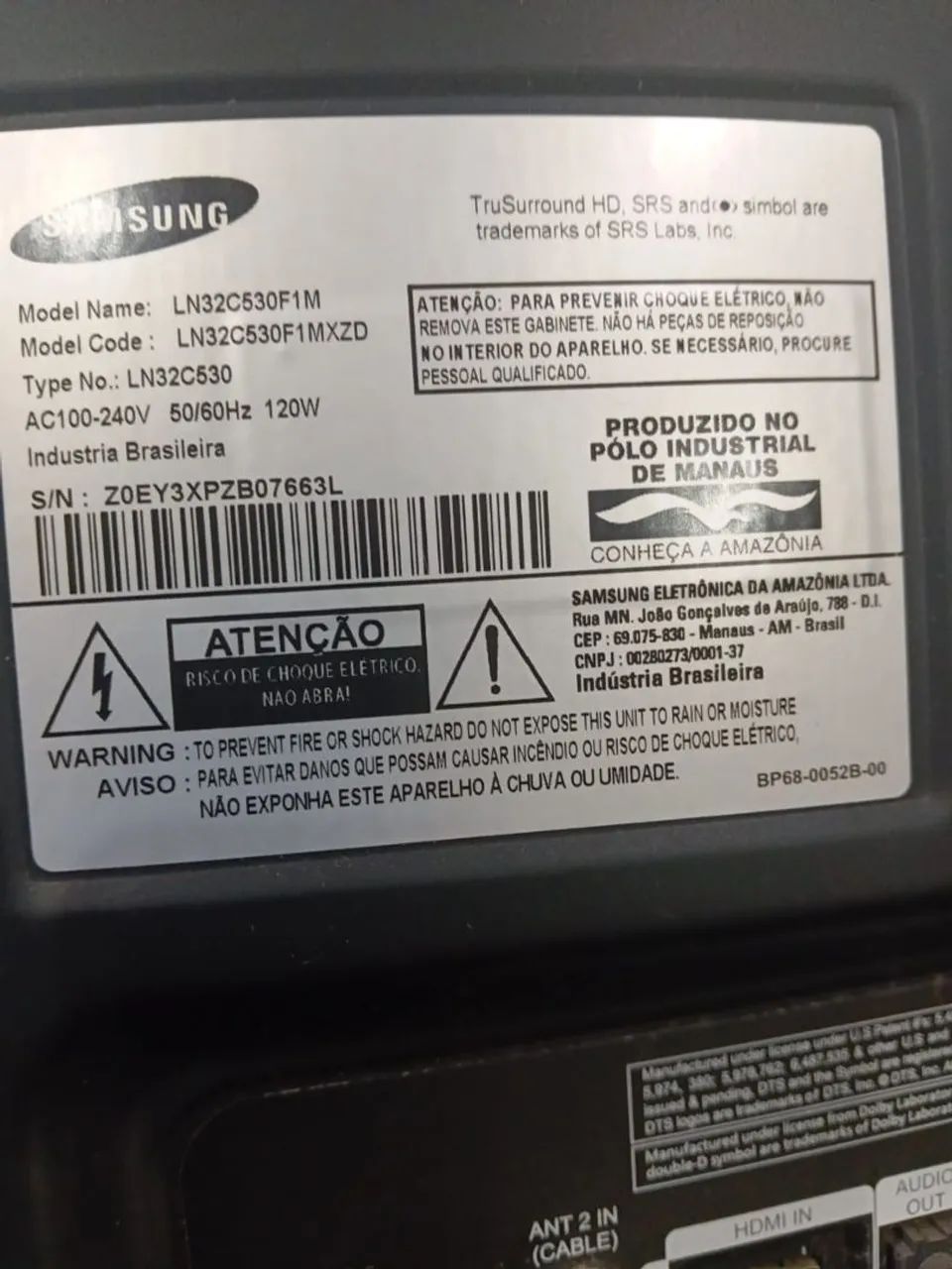 TV Samsung 32" LCD - Foto 4