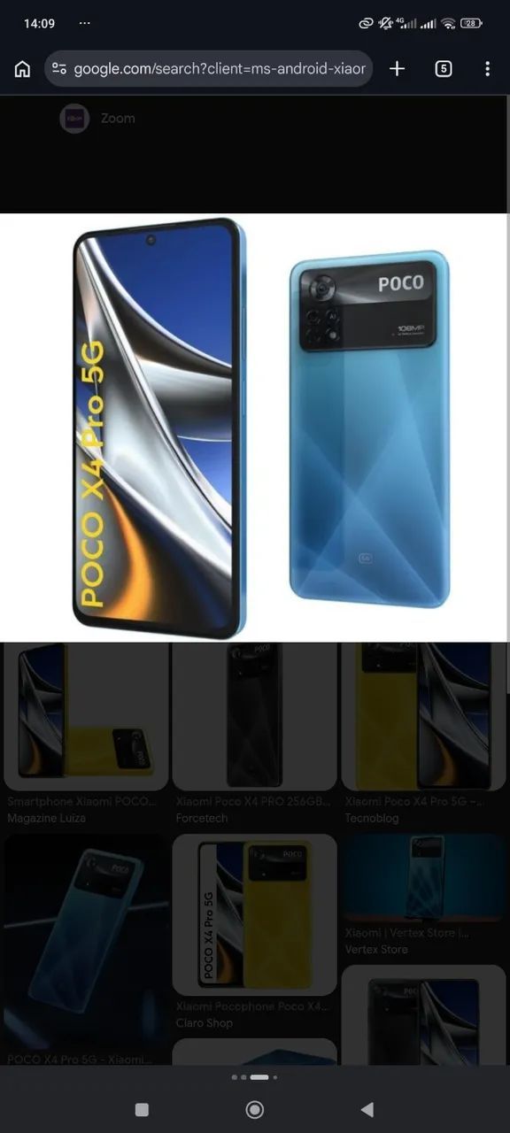 Poco x4 pro 5g 256gigas