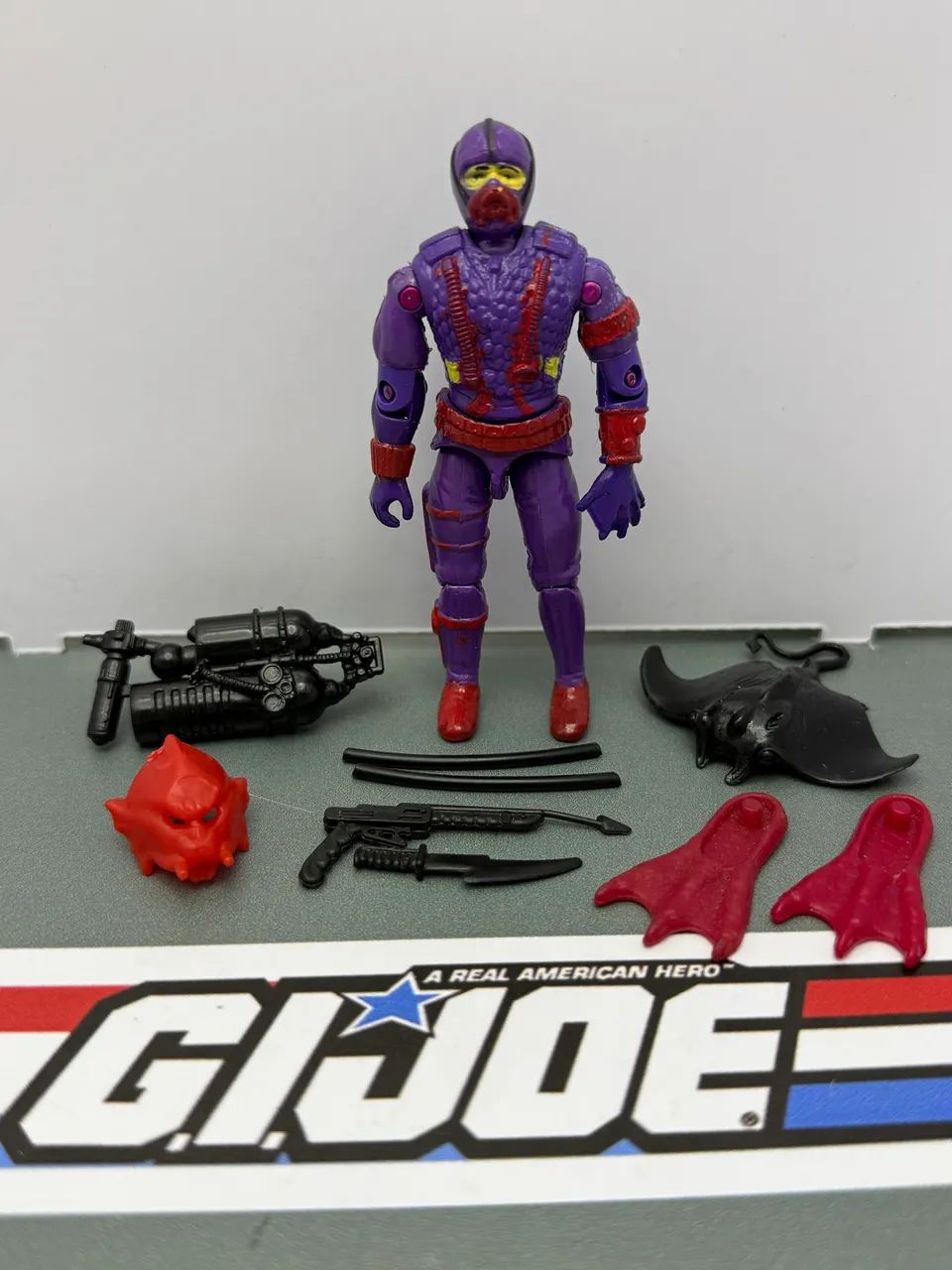 Gi Joe Hydro-Viper variante RARA Funskool Russa comandos em ação 