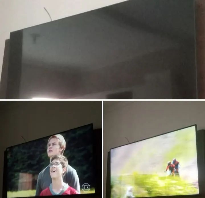 Televisão tela plana digital de 60 polegadas pega Wi Fi computador 