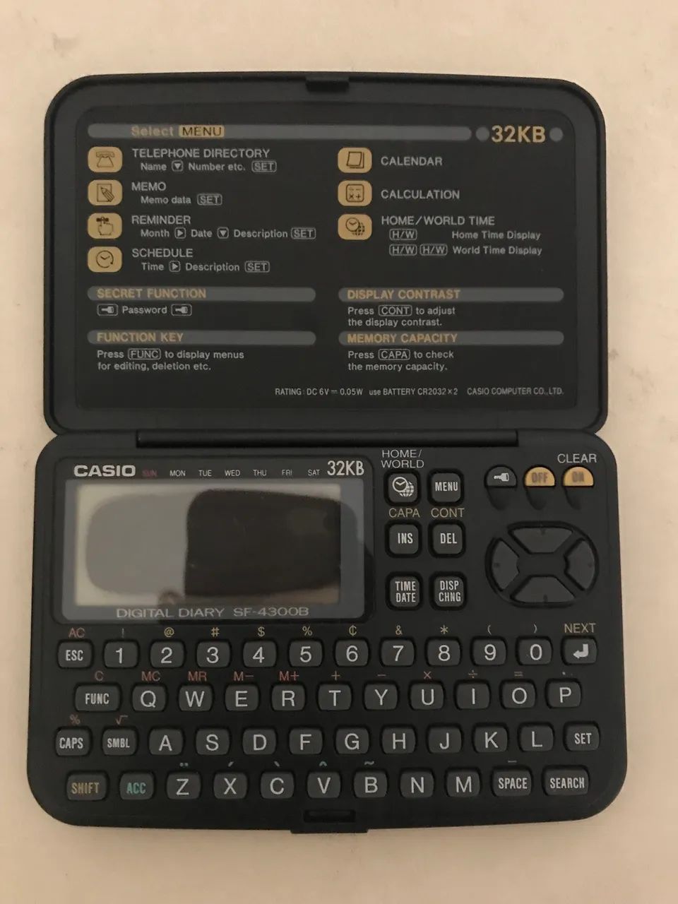Agenda Eletrônica Casio SF-4300B - Foto 2