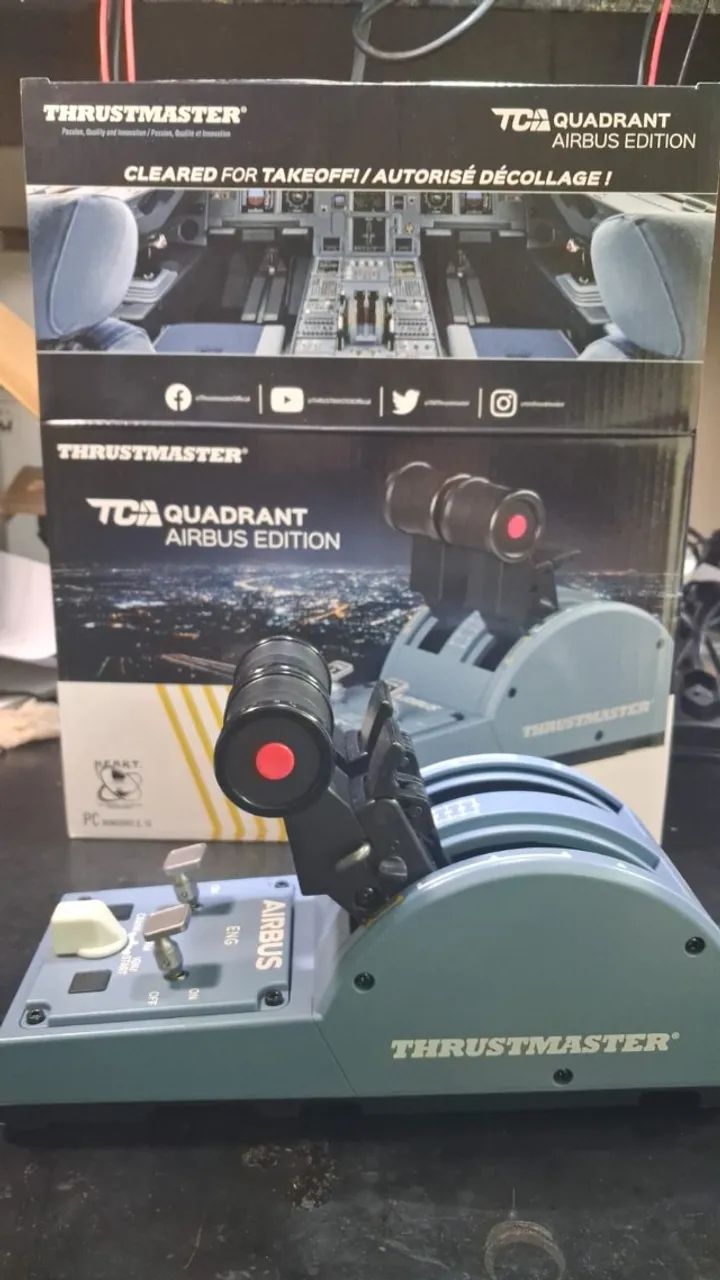 Thrustmaster TCA Quadrant Airbus Edition - Na Caixa (Usado)