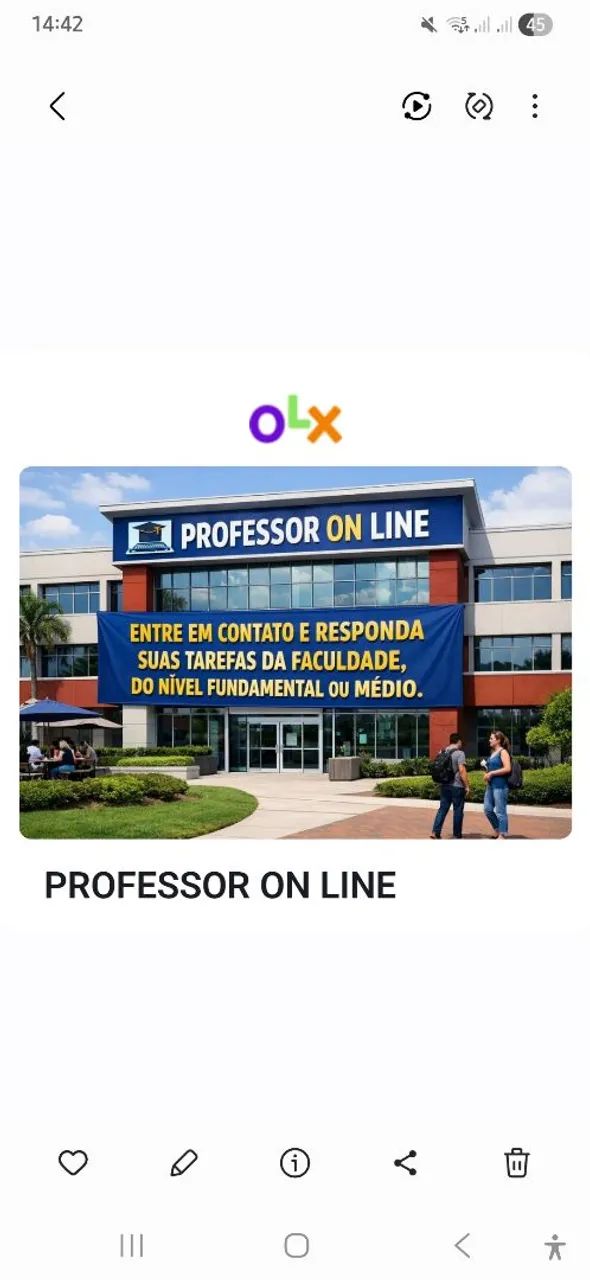 Professor on line