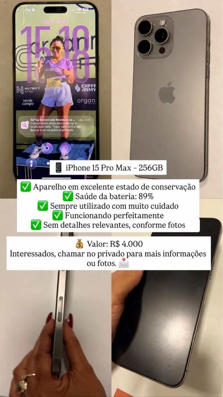 Vendo iPhone 15 Pro Max