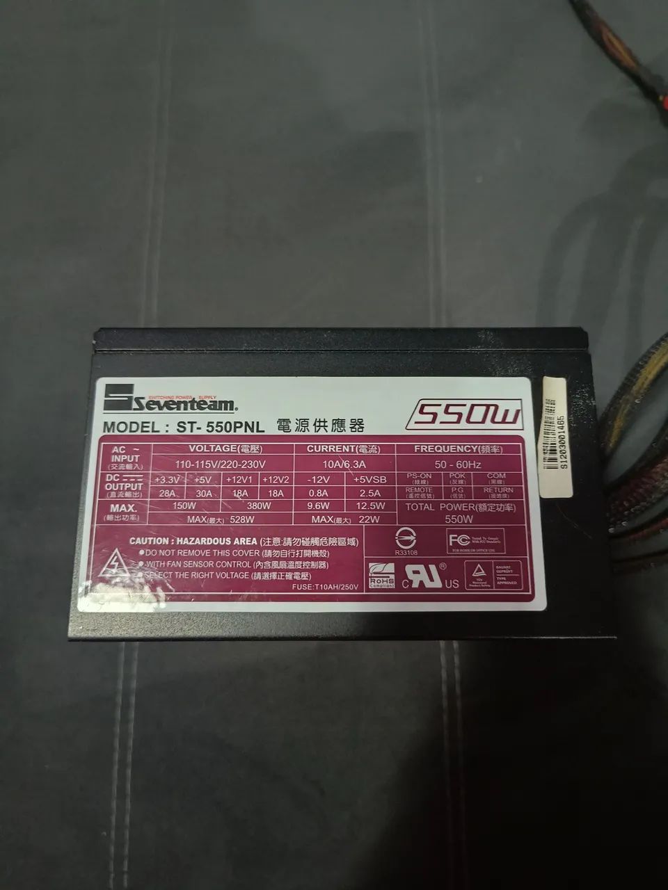 Fonte ATX 550 watts - Foto 2