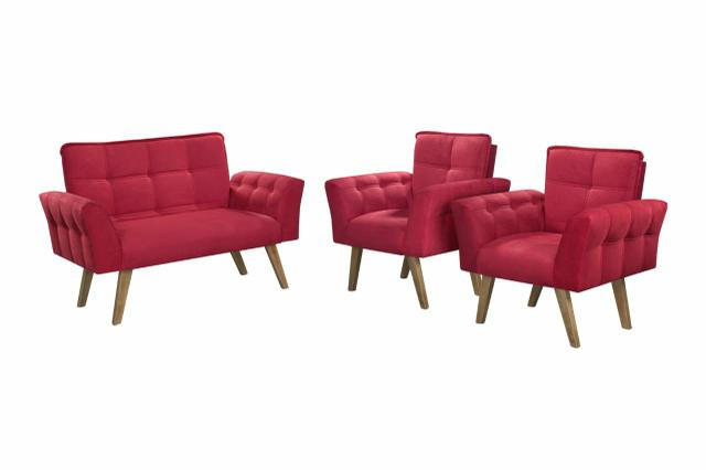 Conjunto de Poltronas Anabelle Retro ???Lindas!!!Direto da fábrica? - Foto 6