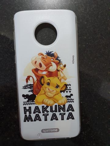 Moto G6 - Capa de celular O Rei Leão Hakuna Matata/ case celular - Foto 4