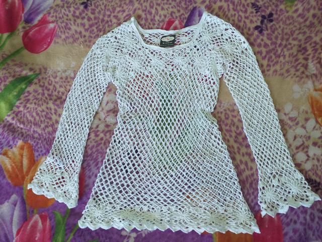 Blusa em crochê - Foto 2