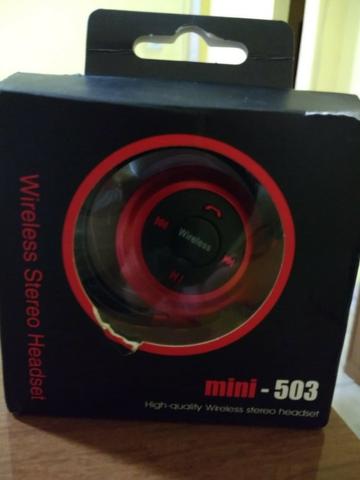 HeadphoneMP3 Bluetooth,Rádio Fm, entrada para cartão e função atendimento De 50 por 35 - Foto 2