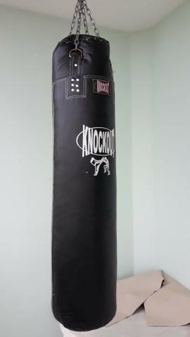 Saco boxe pancada lutas - com suporte - Foto 4
