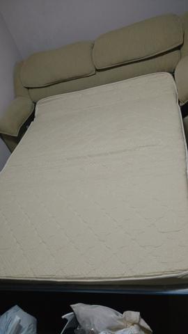 Sofá cama Herval e estante home Rudnick - Foto 3