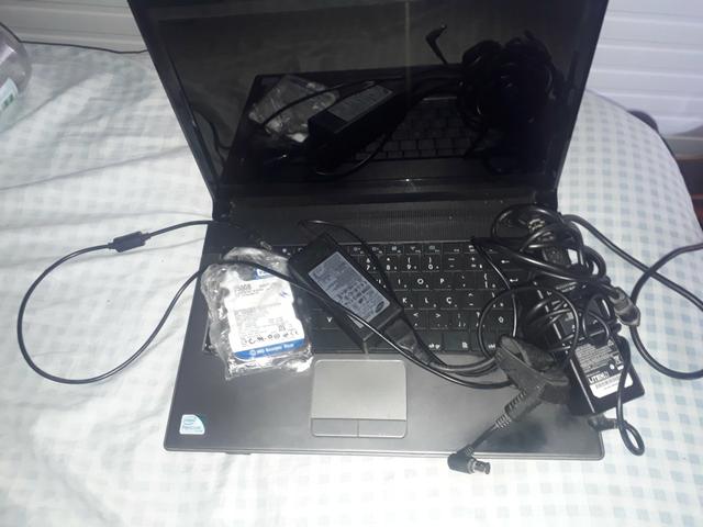 Notebook para retirada de peça,e carregadores Samsung e LG.