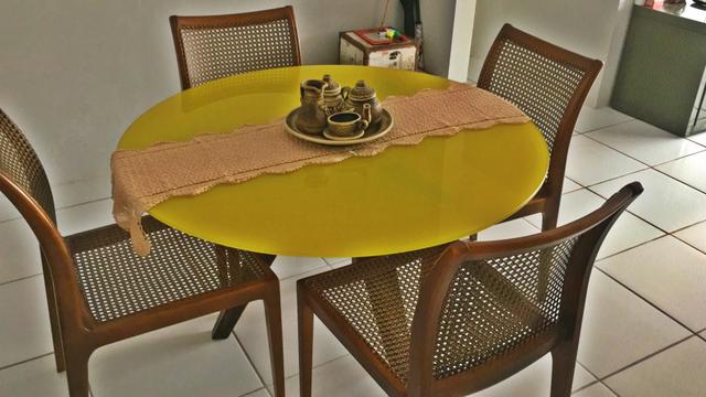 Lindíssima mesa de jantar e e vidro temperado - Foto 5