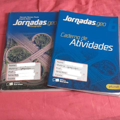 Livro de Geografia Jornadas + Caderno de Atividades de Geografia Jornadas