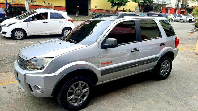 Ford ecosport xlt freestyle motor 1.6 8v flex 4p prata 2012 74.000km ipva2020pgvist - Foto 3