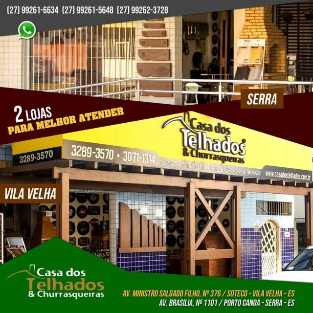 Casa dos telhados e churrasqueiras, madeira e telhas - Foto 2