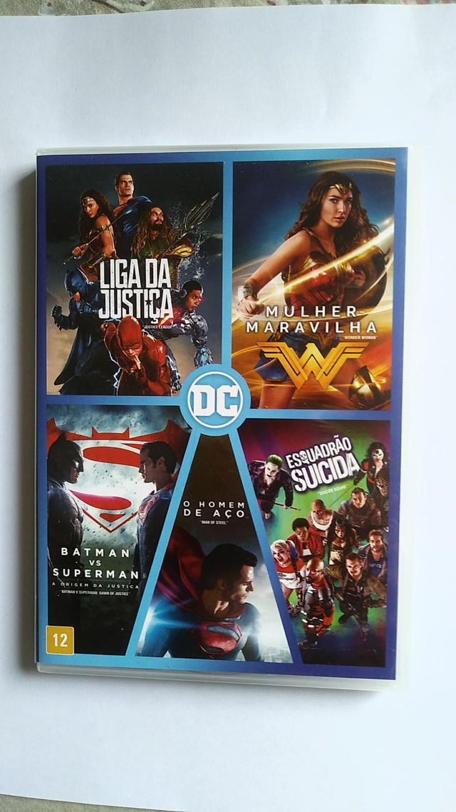Box dvds de ação, 5 filmes