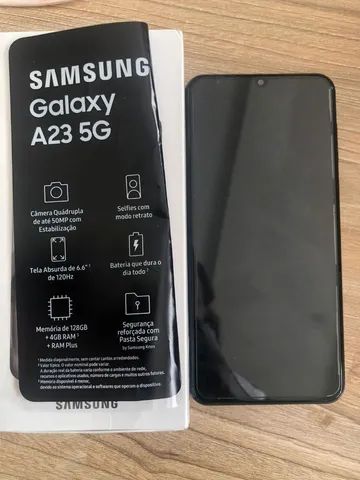 Smartphone Samsung A23 128GB Câmera Quádrupla Tela 6.6
