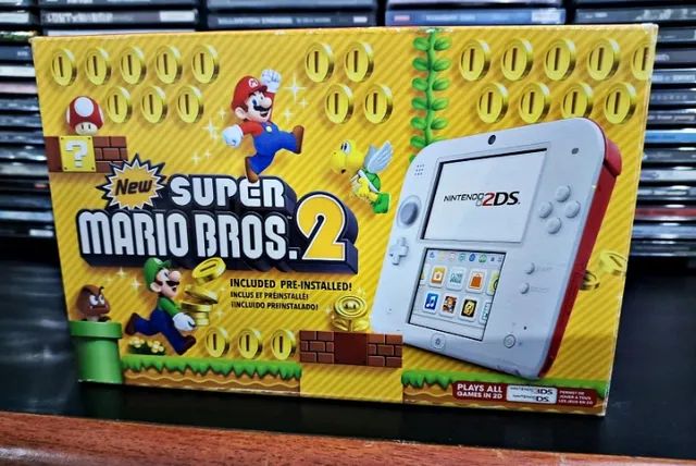 Nintendo 2Ds Branco e Vermelho + Jogo Super Mario Bros. 2 [video game] :  : Games e Consoles