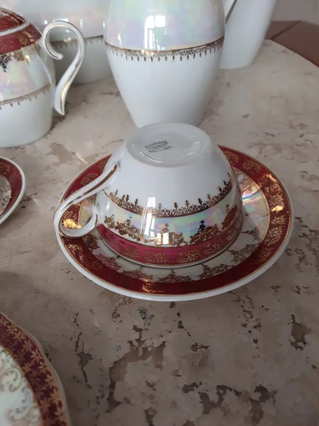 56 ideias de Jogo jantar/chá/café completo  jogo de chá porcelana, jogo de  jantar, louça vintage