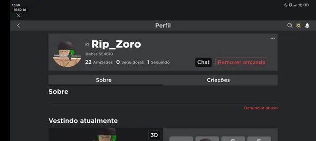 Conta roblox cara e muito upada em - Roblox - Outros jogos Roblox