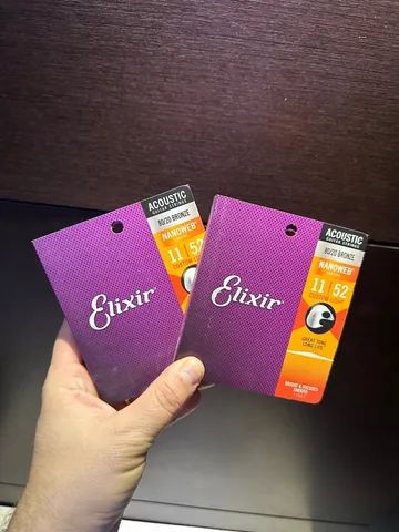 Cordas elixir violão 011 100% originais 