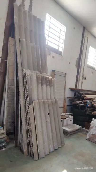 Telhas eternit várias medidas