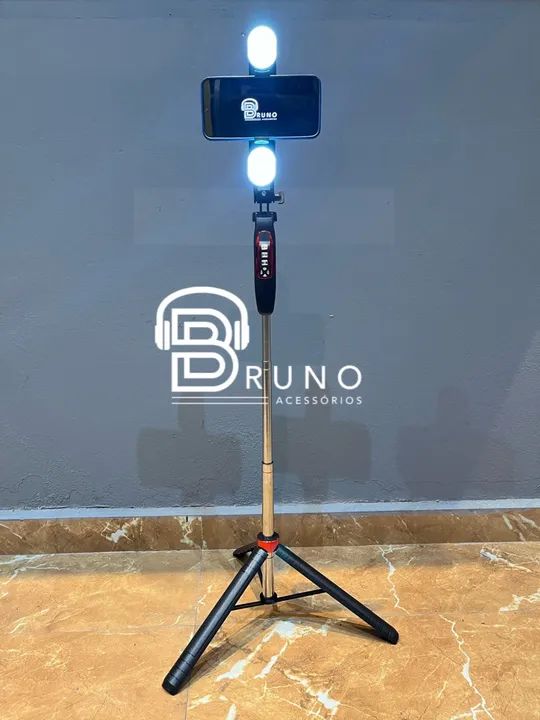 Bastão Pau de Selfie Para Celular Até  1,80m Vira  - Foto 3