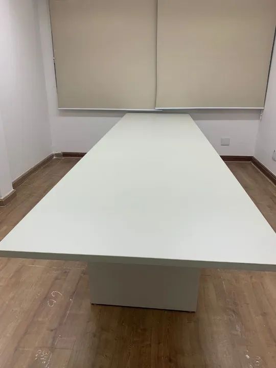 Mesa Branca Executiva Para Reunião - Foto 3