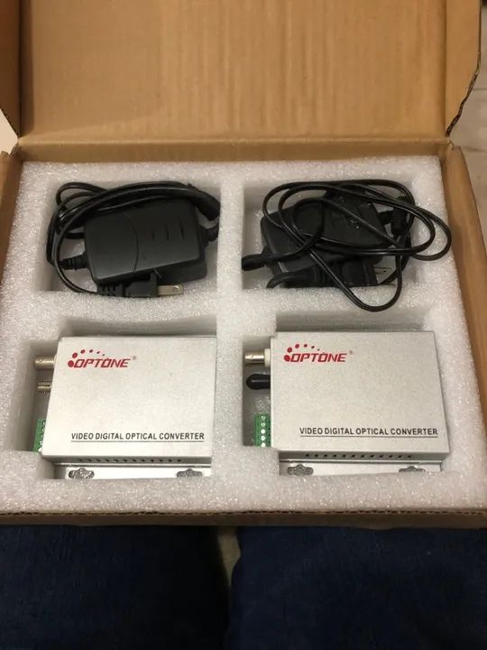 Conversor de vídeo para fibra ótica 