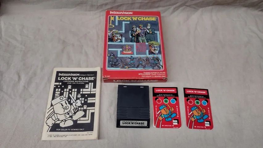 Lock N' Chase - Cartucho Original Completo P/ Intellivision