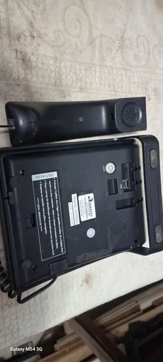 Telefone Fixo com Identificador de Chamadas ,nao sei se funciona 