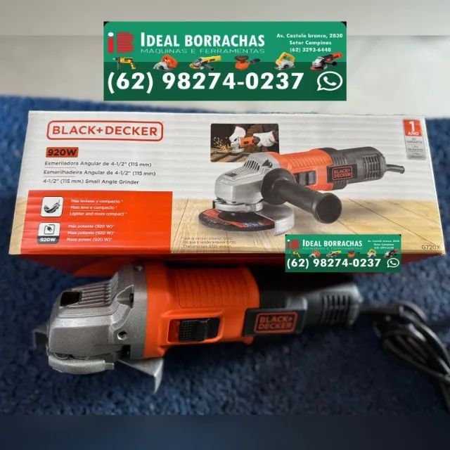 Esmerilhadeira lixadeira 920W - 01 ano de garantia - Foto 2