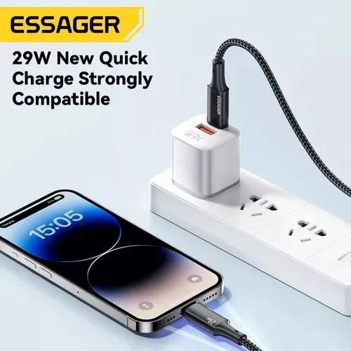 Cabo Essager-Tipo-C para iPhone carregamento rápido  - Foto 2