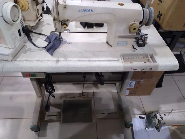 Máquina de costura reta industrial usada  - Foto 3
