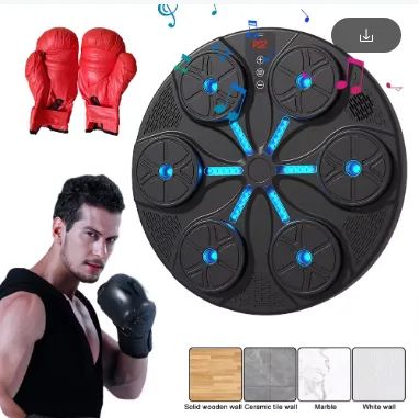 Aparelho de Treno de Boxe Eletrônico com Som Bluetooth com Luvas z757