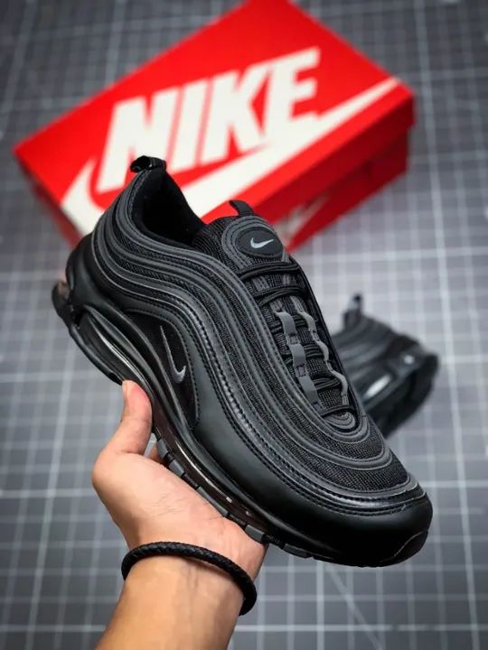 Tênis NIKE AIR MAX 97 PRETO Nº 42 MASCULINO (A PRONTA ENTREGA) - LEIA DESCRIÇÃO