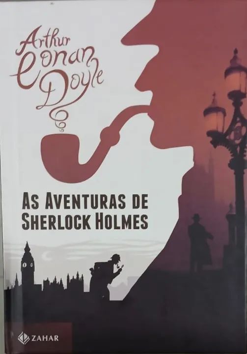 As Aventuras de Sherlock Holmes - Sir Arthur Conan Doyle - Editora Zahar - Ótimo estado.