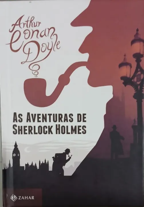 As Aventuras de Sherlock Holmes - Sir Arthur Conan Doyle - Editora Zahar - Ótimo estado.