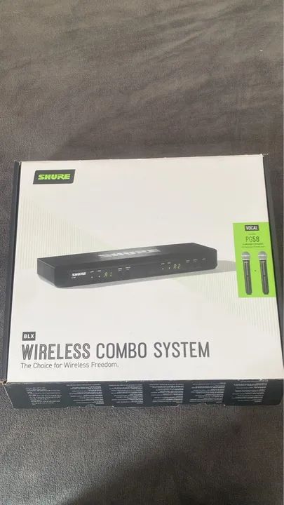 BLX288/SM58 Sistema Vocal Dual Sem Fio com dois SM58