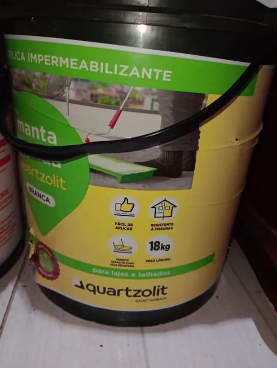 Vendo na promoção manta líquida aquartzolit 18 kg 