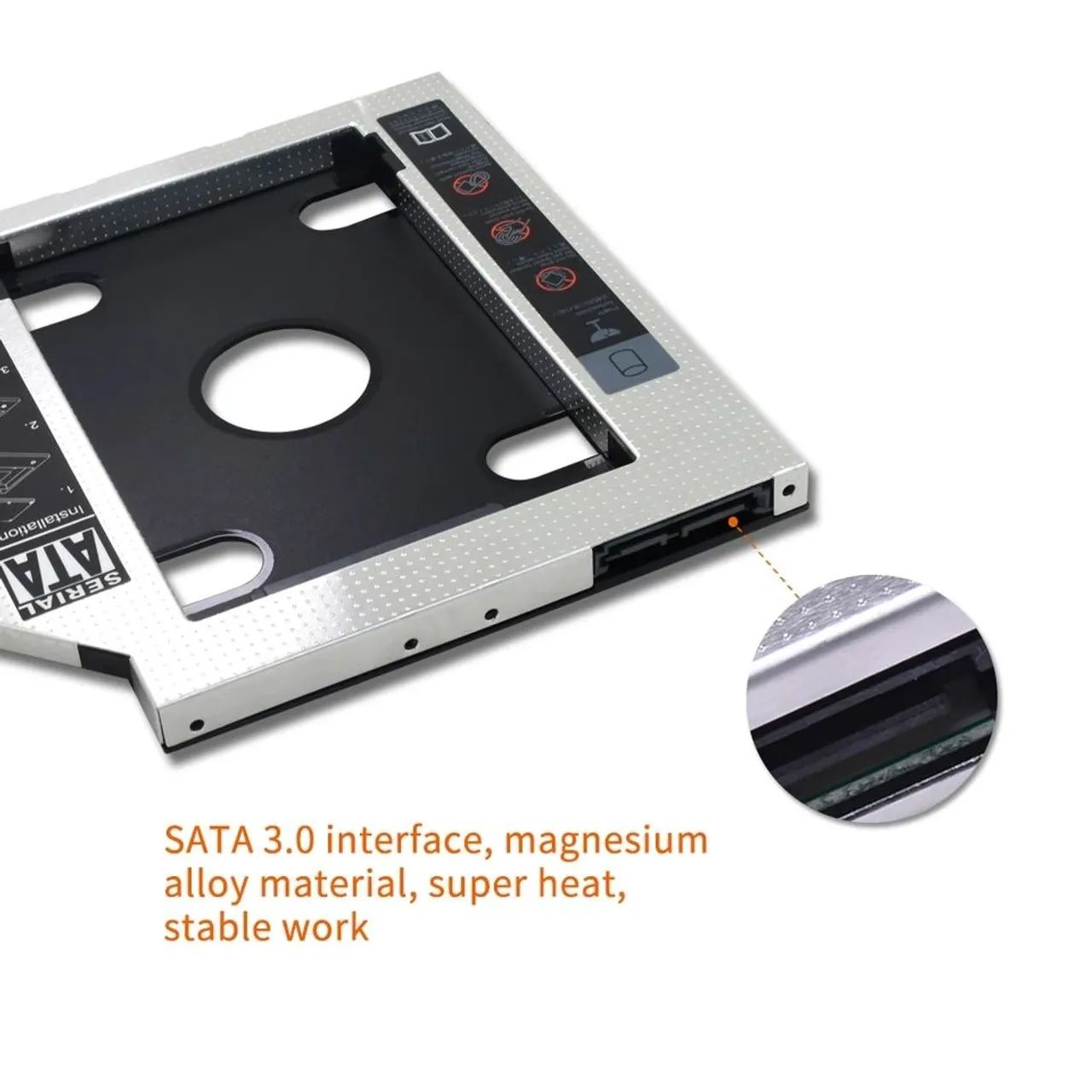 Caddy 9.5mm para HD ou SSD  - Foto 3
