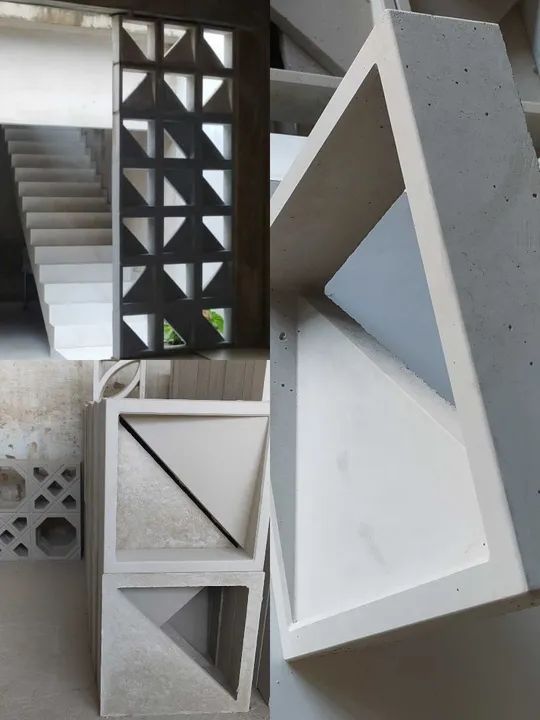 Cobogó triangular 30 x 30  - Foto 5