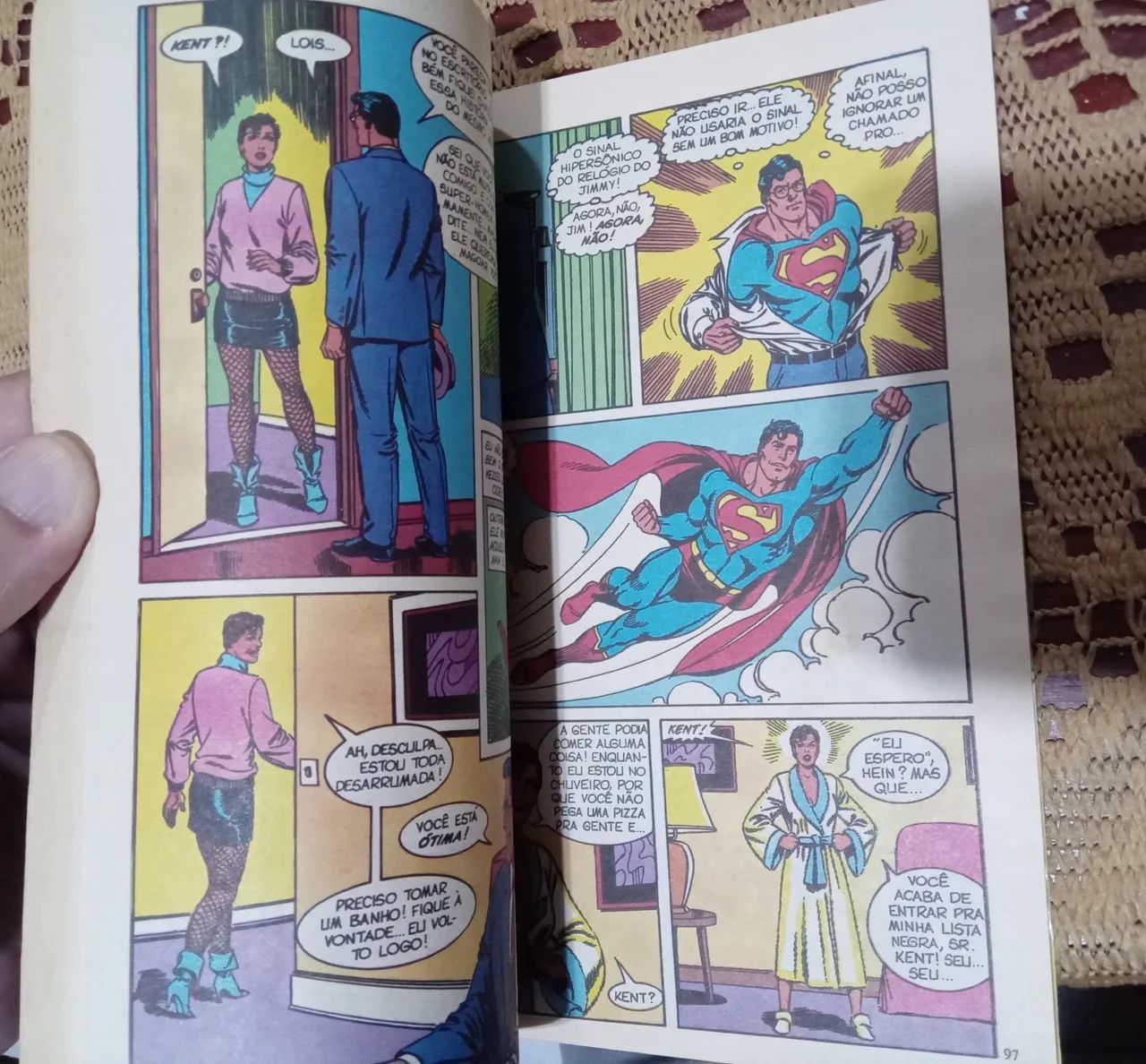HQ formatinho Abril lois e Clark: as aventuras do superman - Foto 5