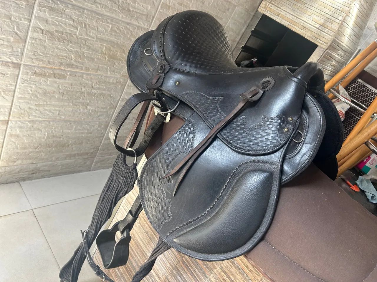 Sela de Montaria em Couro