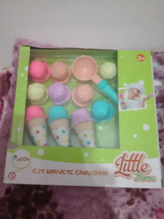 Jogo de Sorvete Casquinha - Brinquedo Infantil