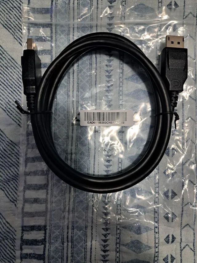 Cabo Displayport  HDR 8K c/trava 1,8m   - Foto 2