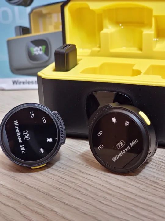 Microfone Lapela Xiaomi J6 Redondinho Sem Fio - Foto 2