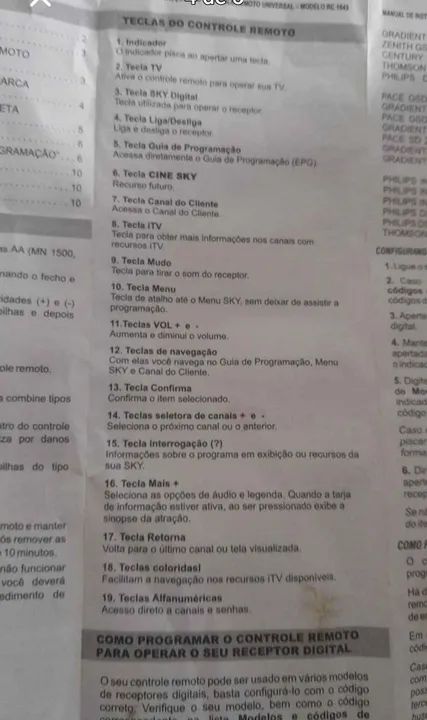 Controle Remoto Universal com Manual. - Foto 3