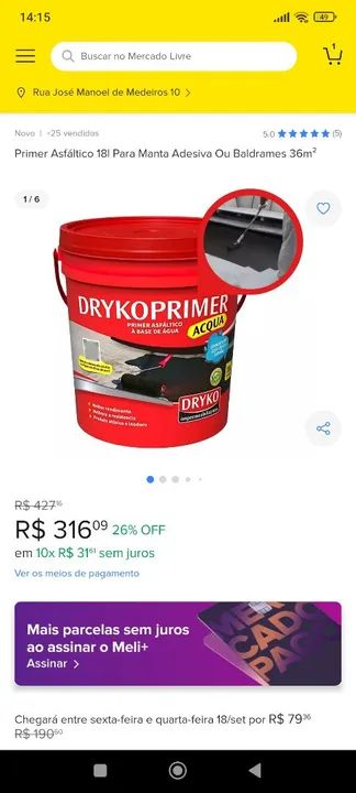 Manta líquida asfáltica 18L - Foto 6